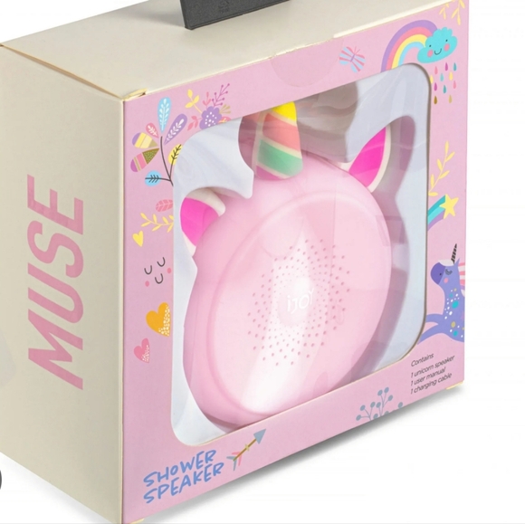 Muse Pink Unicorn Shower Speaker New In Box - Picture 1 of 1